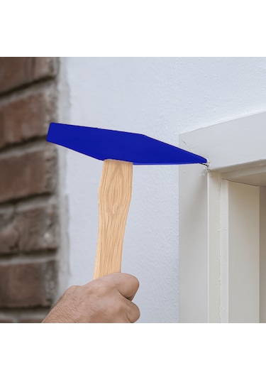 200gr Çelik Başlı Ergonomik Ahşap Saplı Çift Taraflı Çekiç