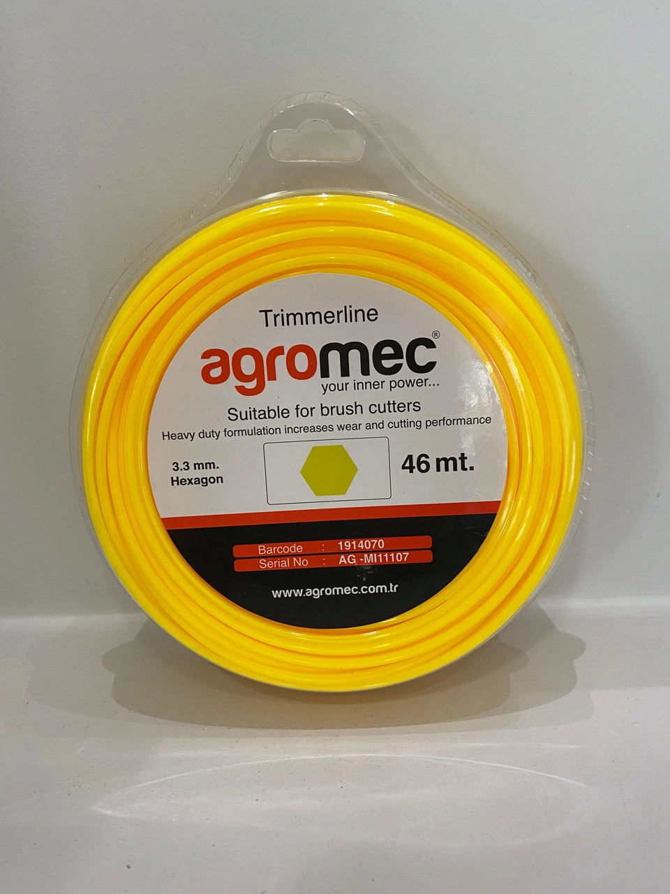 Agromec 3.30mm 46 Mt Altı Köşe Motorlu Tırpan Misinası