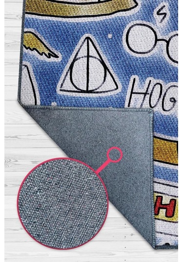 Homshtag Sihir Okulu Harry Potter Desenli Halı Çok Renkli Halı Çok Renkli
