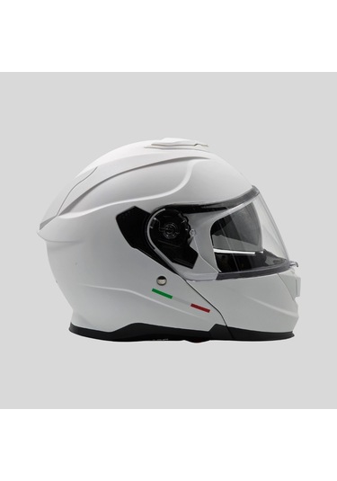 Arwic AR935 Mat Çene Açılır Ece-R 22.06 Motosiklet Kaskı Beyaz