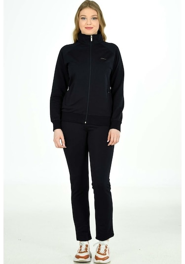 Fantasy Kadın Boydan Fermuarlı Büyük Beden Eşofman Takım 201836B