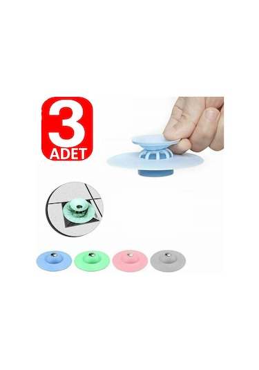 Lavabo Küvet Tıkacı Mutfak Banyo Gider Tıpası Kapağı Tıkaç Süzgeç