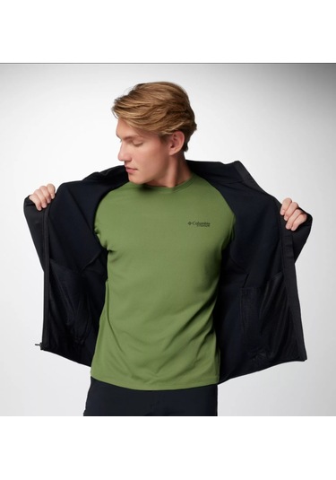 Columbia Triple Canyon Grid Fleece Fz Iı Siyah Erkek Outdoor Polar Ao4789 Siyah
