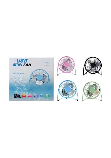 Platoon Pl-9928 Usb Fan Metal