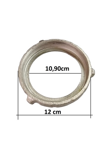 32 No Kıyma Makinesi Ön Ayna Kapağı Çelik