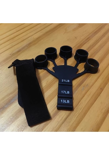 Elmpaly 1 Sku 5 Parmak Kuvvet Antrenman Aleti Siyah Abs 9 53kg 7 71kg 5 9kg Agirlik Bilek Guclendirme Rehabilitasyon Esneklik