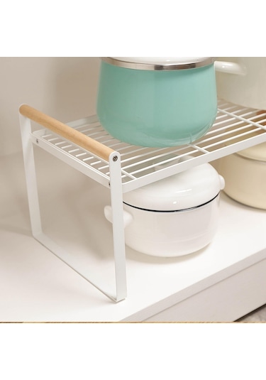 Homyl Sayaç Rafları Masaüstü Organizatör Banyo Anti Beyaz S