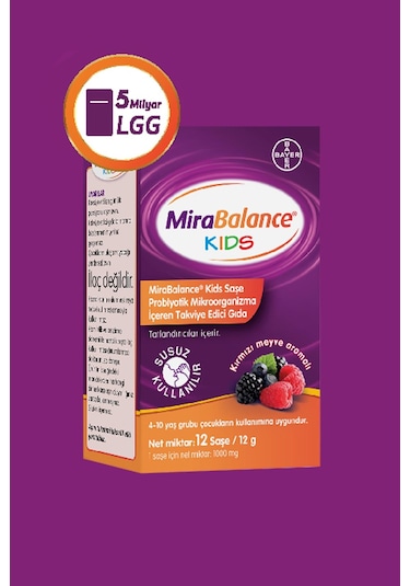 Mirabalance Probiyotik Takviye Edici Gıda 12 Şase