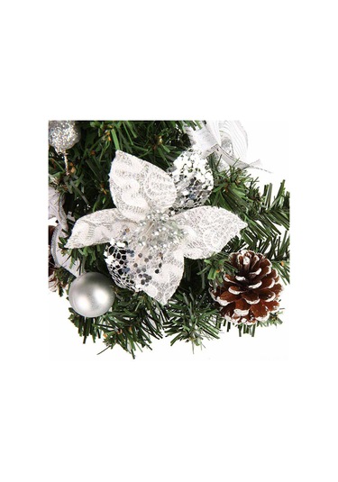 Kangvka 30 Cm Altın Mini Noel Ağacı - Pvc Masaüstü Dekorasyonu Ev İçi Noel Dekoru