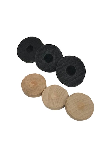 Eser Ağaç Tavla Pulu Takımı No:5 Büyük (Yerli Üretim)