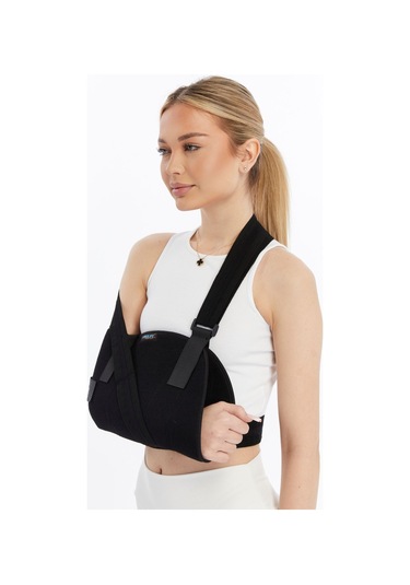 Prolife Kol Askısı Ayarlanabilir Lüks Süngerı Kırık Çıkık Incinme Ameliyat Sonrası Siyah