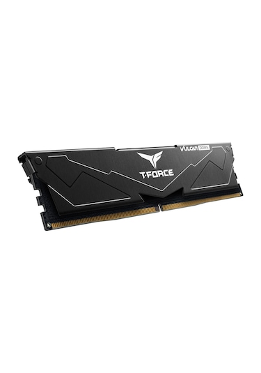 Team T-force Vulcan Black 16gb 1x16gb 6000mhz Ddr5 Cl38 Gaming Ram Flbd516g6000hc38j01