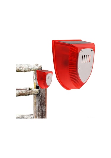 Vkemall Güneş Enerjili Su Geçirmez Hayvan Çekici - Çiftlik Bahçe Ormanı İçin Zamanlayıcı Ses Ve Işık Alarmı N911m