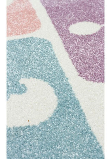 Eko Halı Eko Kids Kds 25 Pastel Hav Toz Vermez Çocuk Odası Halısı - 160x230 Çok Renkli