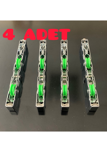 Tusem Çelik Gövde Yeşil Çiftli Sürme Kapı Ve Pencere Tekeri