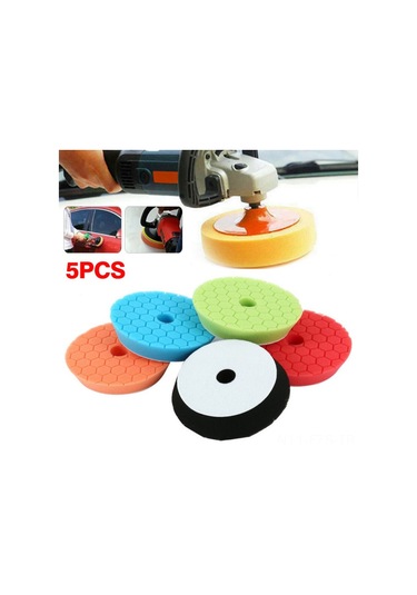 Fosenze 6 Parça Sünger Polisaj Pedi Seti - 150mm Cila Ve Parlatma İçin Premium Kalite