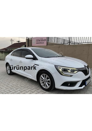 Renault Megane 4 Sedan Mugen Cam Rüzgarlığı 4 Lü