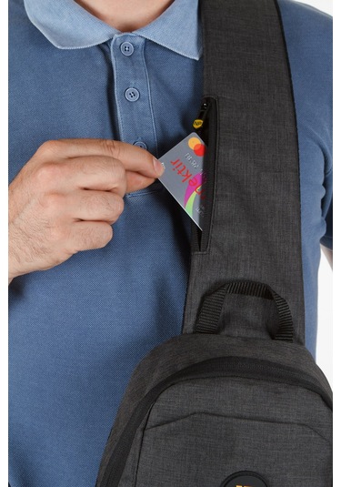 Newish Polo Erkek Usb Çıkışlı Çapraz Bel Ve Omuz Çantası New321 - Siyah - Sarı