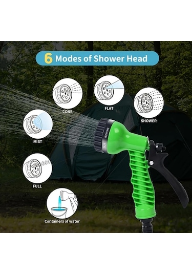 Willowhaven 2025 1.32gal Taşınabilir Kamp Duş Seti - Plaj Pompası Manuel Dalga Yıkama