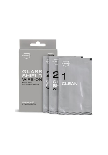 Nasiol Glasshield Wipe-on Nano Yağmur Kaydırıcı Mendil