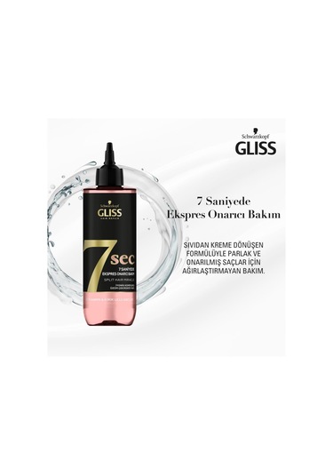 Schwarzkopf Gliss Oil Nutritive Kolay Kırılan Uzun Saçlar İçin Sıvı Saç Kremi 200 ML