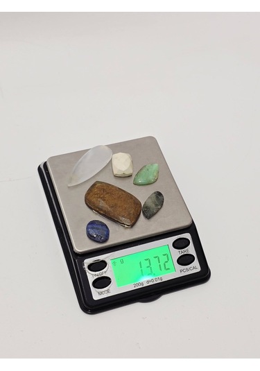 Kabaşon Kesim Kuvars Doğal Taş 13,5 Gram Lot 27