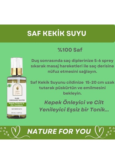 Sera Natura Saf Kekik Suyu 100 ML