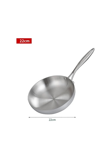 304 Paslanmaz Çelik Tava, Yapışmaz Tava Kızarmış Biftek Pot Gaz Inox