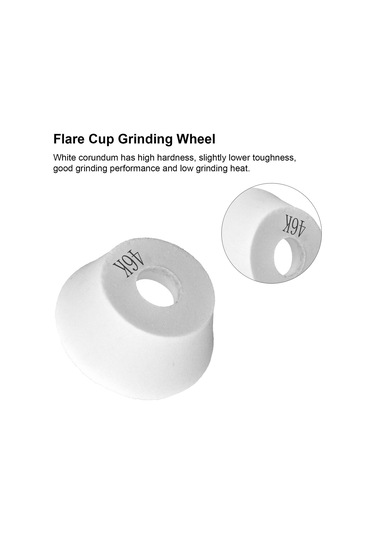 Ximistore9 Beyaz Korundum Fener Bardak Taşlama Talaşı 46 - Yüksek Sertlikli, Dayanıklı, Aparatlar, Dişliler, İplikler İçin Taşlama