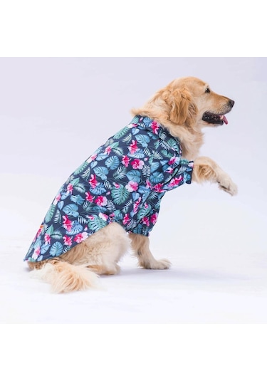 Pawstar Çiçekli Orta Büyük Irk Köpek Gömleği