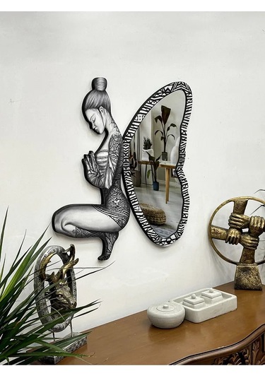 Fawdecor Kanatlı Dekoratif Duvar Aynası Özel Tasarım