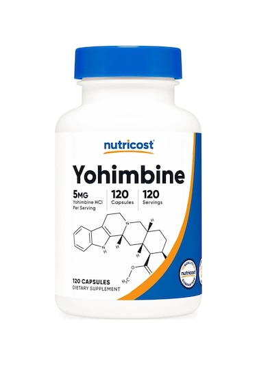Nutricost Yohimbine Fat Burner Bitkisel Hcl 5 MG