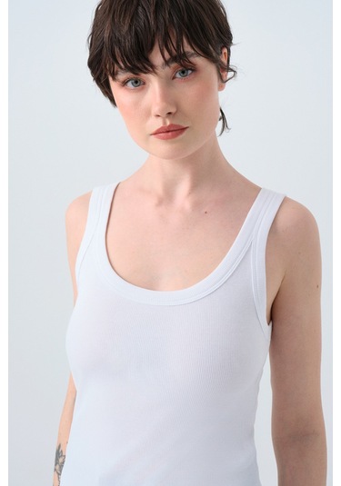 Loft Kadın Atlet Lf2038440 Beyaz