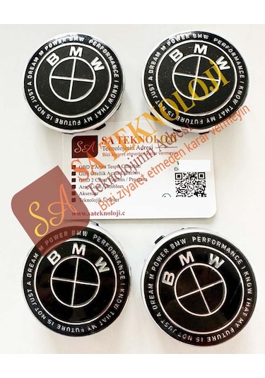Bmw Jant Göbeği Logosu 56 Mm Newworld56mm Full Siyah