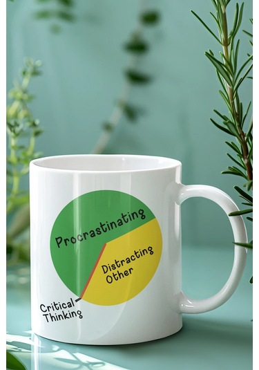 Michael Scott Procrastination The Office Baskılı Kupa Bardak White