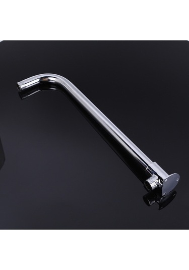 Rogfer Taban Üst Sprey Çubuk Duş Tüpü Paslanmaz Çelik Duş Çıkış Borusu Dirsek, Boyut:39cm Diğer Diğer