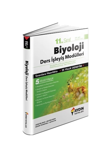 Aydın Yayınları 11. Sınıf Aydın Biyoloji Ders İşleyiş Modülleri