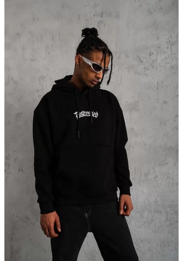 Unisex 2ip Şardonlu He Love Baskılı Sax Oversize Sweatshirt Saxhelove12