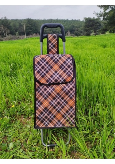 Lüx Pazar Arabası Su Geçirmez Çantalı Çok Renkli