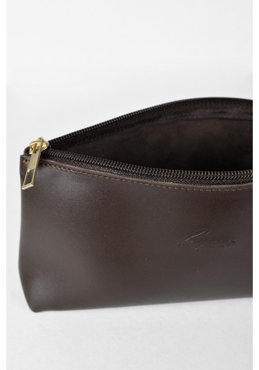 Biriz Kadın Makyaj Çantası - Acı Kahve