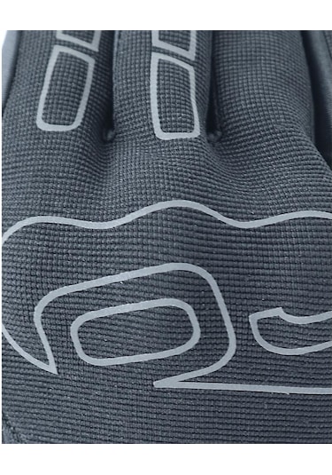 Oj Hıll Siyah Korumalı Motosiklet Eldiveni L