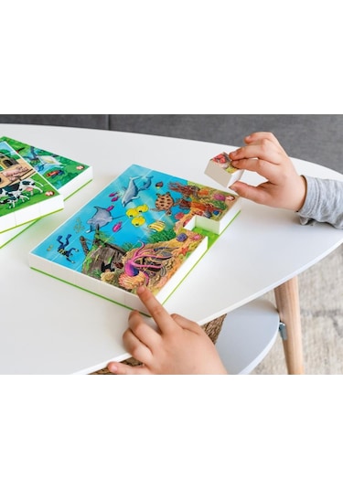 Hubelino 35 Parça Puzzle Renkli Sualtı Dünyası 410160