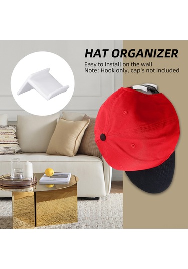 Moveevo 10 Adet Beyaz Duvar Şapka Kancağı - Pp Malzeme, Çift Taraflı Yapıştırıcı, Kolay Kurulum, Şapka Şekli Koruma, Anahtar-atkı Depolama Diğer Moveevo 10 Adet Beyaz Duvar Şapka Kancağı - Pp Malzeme, Çift Taraflı Yapıştırıcı, Kolay Kurulum, Şapka Şekli Koruma, Anahtar-atkı Depolama Diğer