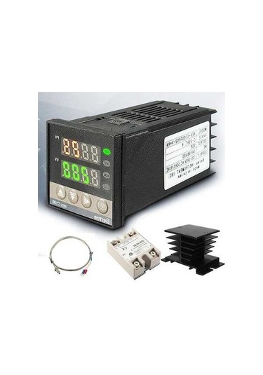 Maoyaya Dijital 220v Ac Ssr K Termokupl Sıcaklık Kontrol Cihazı 40a Max.