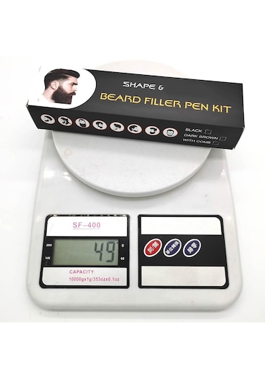 Suntek Sakal Dolgu Kalemi Fırça Arttırıcı Bıyık Kahverengi Kahverengi