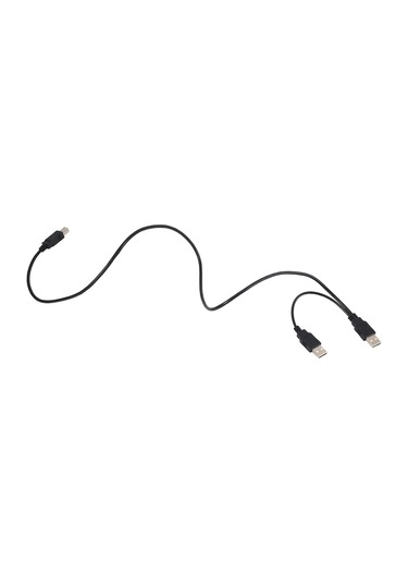 Nayomiglow Çift Usb 2.0 Erkek - Standart B Erkek Y Kablosu 80 Cm Yazıcı, Tarayıcı Ve Harici Sabit Disk Sürücüsü İçin