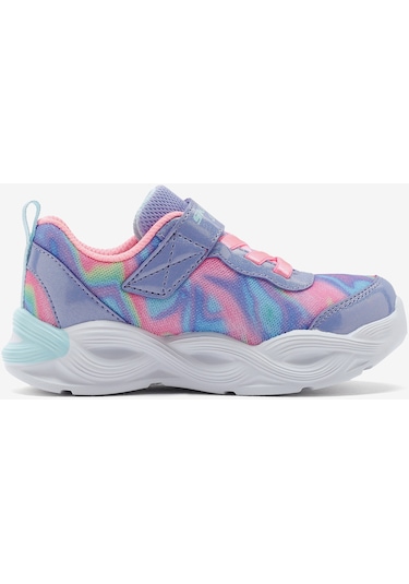 Skechers Twisty Glow - Sorbet Swirl Küçük Kız Çocuk Mavi Spor Ayakkabı 303716n Pwmt Mavi