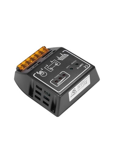 Pazly 10a 12v/24v Otomatik Solar Şarj Kontrol Cihazı - Pwm Teknolojili Güneş Paneli Regülatörü