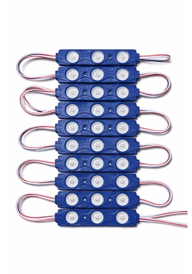 1.5 Watt Modül Led 2835 Mercekli 12 Volt 20 Adet Mor