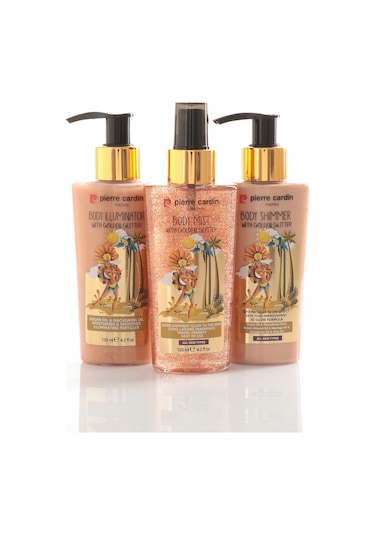 Pierre Cardin Body Shimmer With Golden Glitter-altın Işıltılı Vücut Parlatıcısı-125 Ml